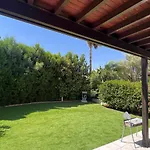 Serene Garden Near Sea