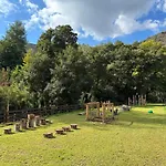 Mountain Glamping Cabin With Kids Playground And Pool