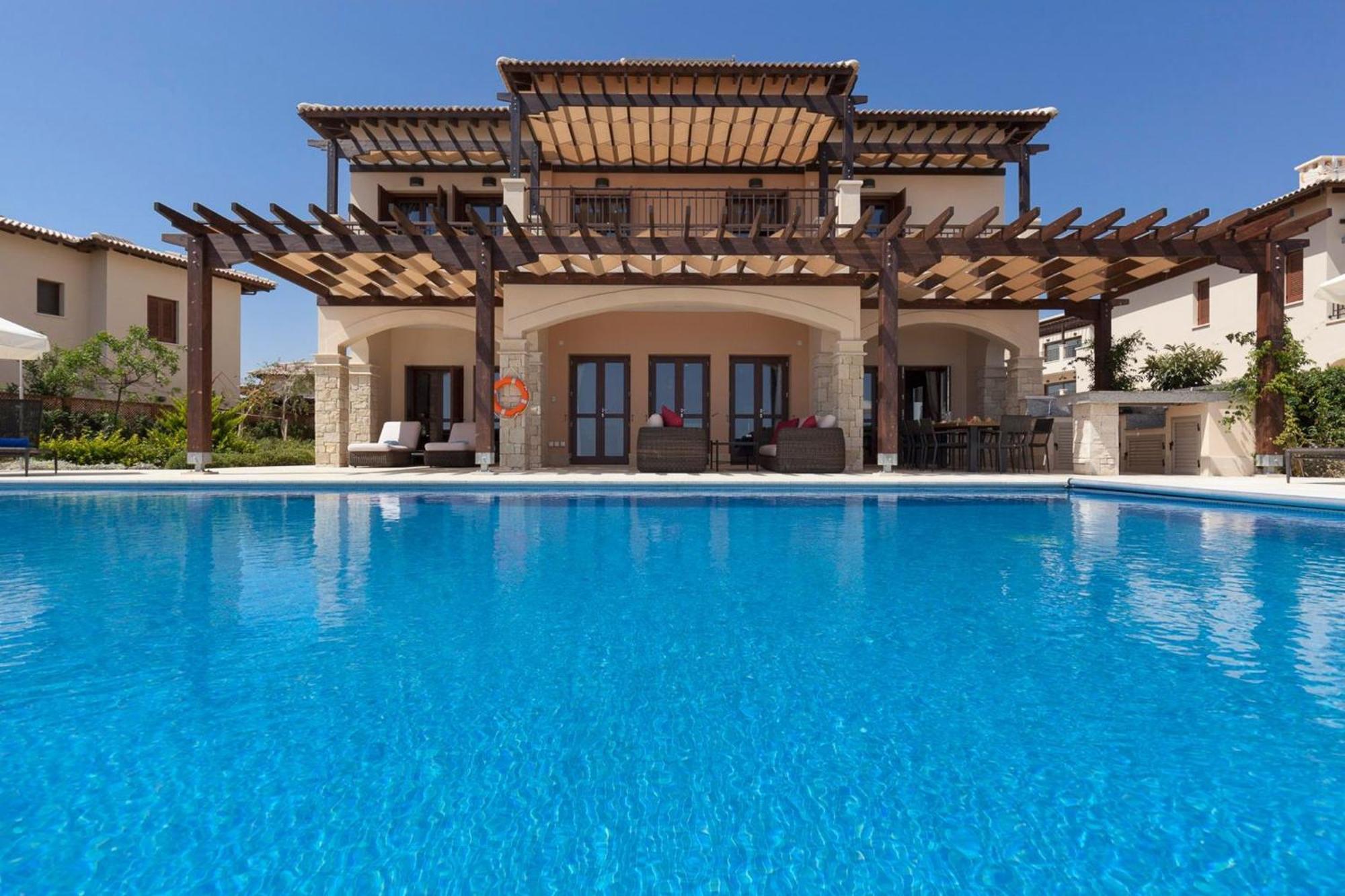别墅 Aphrodite Hills Mythos Collection Iris Private Pool Sea View 5 Bedrooms